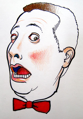 Pee Wee Herman illustration